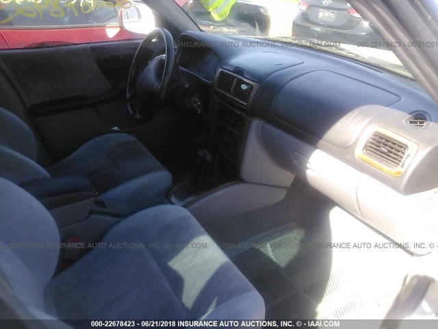 JF1SF65661H725831 - 2001 SUBARU FORESTER S SILVER photo 5
