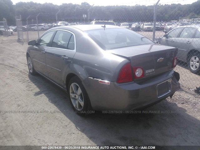 1G1ZC5E1XBF389039 - 2011 CHEVROLET MALIBU 1LT ყავისფერი ფოტო 3