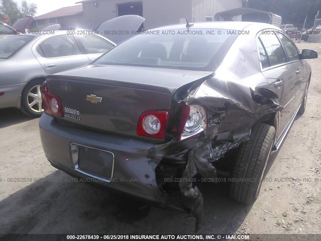 1G1ZC5E1XBF389039 - 2011 CHEVROLET MALIBU 1LT ყავისფერი ფოტო 6