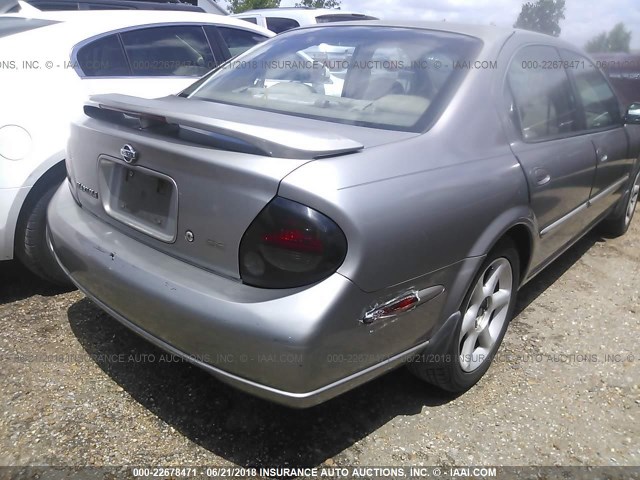 JN1CA31A2YT015227 - 2000 NISSAN MAXIMA GLE/GXE/SE GRAY photo 4