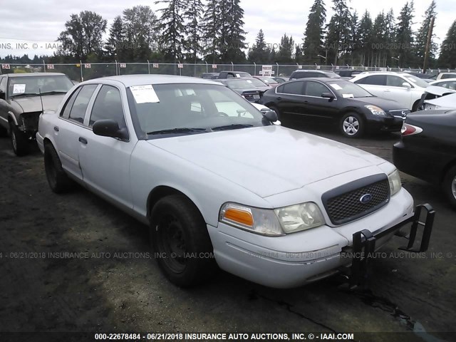 2FAFP71W15X142955 - 2005 FORD CROWN VICTORIA POLICE INTERCEPTOR GRAY photo 1