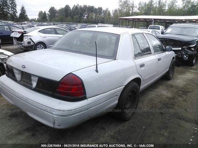 2FAFP71W15X142955 - 2005 FORD CROWN VICTORIA POLICE INTERCEPTOR GRAY photo 4