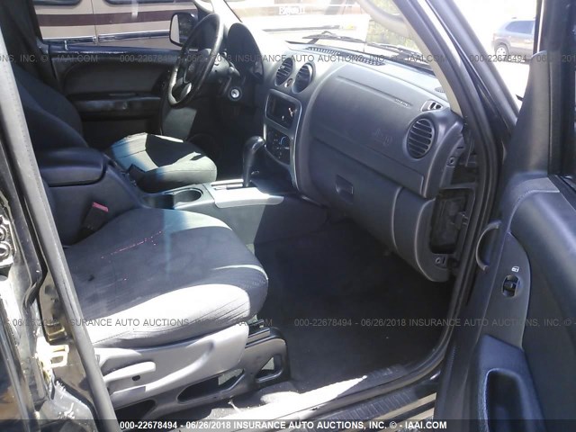 1J4GL48KX3W691469 - 2003 JEEP LIBERTY SPORT/FREEDOM შავი ფოტო 5