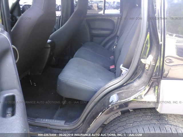 1J4GL48KX3W691469 - 2003 JEEP LIBERTY SPORT/FREEDOM შავი ფოტო 8