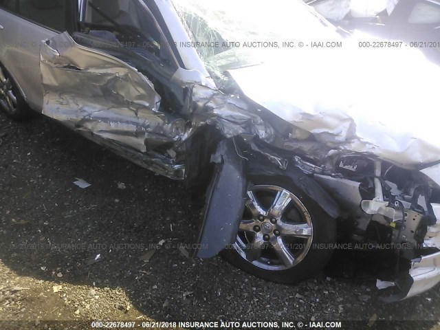 4T1BE46K58U740279 - 2008 TOYOTA CAMRY CE/LE/XLE/SE SILVER photo 6