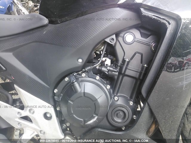 MLHPC4410D5001526 - 2013 HONDA CBR500 R BLACK photo 8