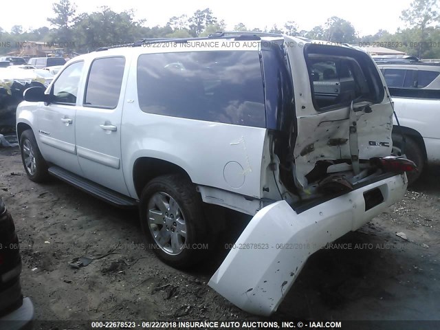 1GKFC16027J218027 - 2007 GMC YUKON XL C1500 WHITE photo 3