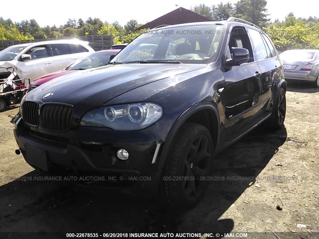 5UXFE83518L098448 - 2008 BMW X5 4.8I BLACK photo 2