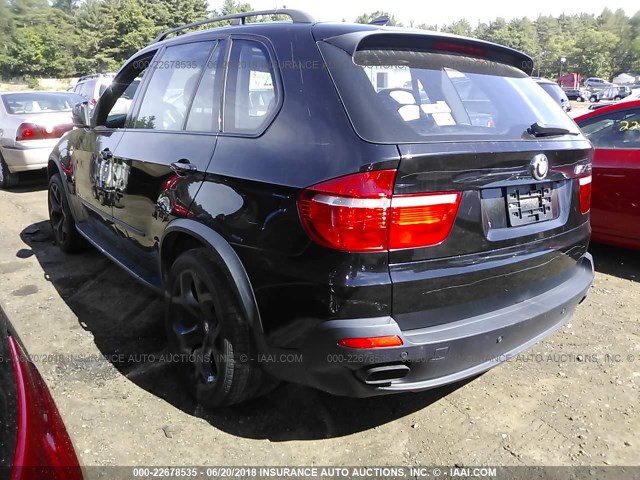 5UXFE83518L098448 - 2008 BMW X5 4.8I BLACK photo 3