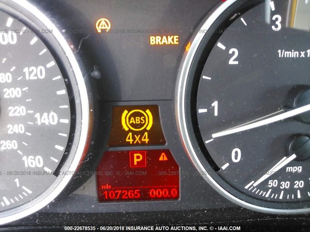 5UXFE83518L098448 - 2008 BMW X5 4.8I BLACK photo 7