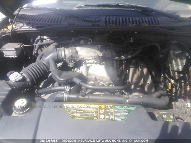 5LMEU88H25ZJ12197 - 2005 LINCOLN AVIATOR BLACK photo 10