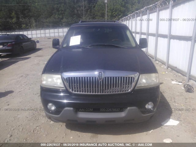 5LMEU88H25ZJ12197 - 2005 LINCOLN AVIATOR BLACK photo 6