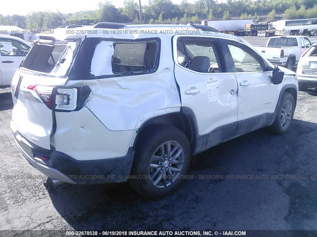 1GKKNULS4JZ208401 - 2018 GMC ACADIA SLT-1 WHITE photo 4