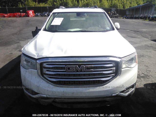 1GKKNULS4JZ208401 - 2018 GMC ACADIA SLT-1 WHITE photo 6