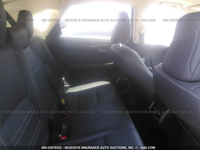 JTJYARBZ9F2015204 - 2015 LEXUS NX 200T GRAY photo 8