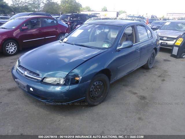 1N4DL01DXXC117237 - 1999 NISSAN ALTIMA XE/GXE/SE/GLE GREEN photo 2