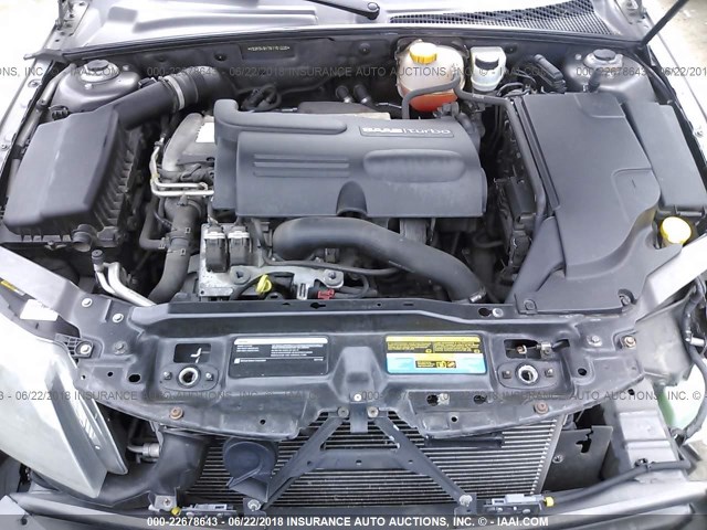 YS3FB49Y781151226 - 2008 SAAB 9-3 2.0T GRAY photo 10