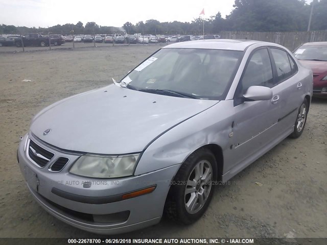 YS3FD45Y661015117 - 2006 SAAB 9-3 SILVER photo 2