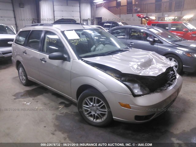 1FAFP36N06W148008 - 2006 FORD FOCUS ZXW TAN photo 1