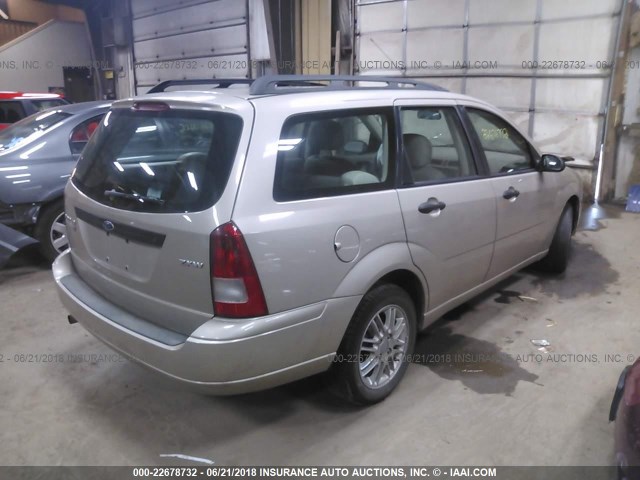 1FAFP36N06W148008 - 2006 FORD FOCUS ZXW TAN photo 4