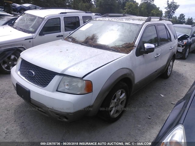 1FMZK02175GA21767 - 2005 FORD FREESTYLE SEL WHITE photo 2