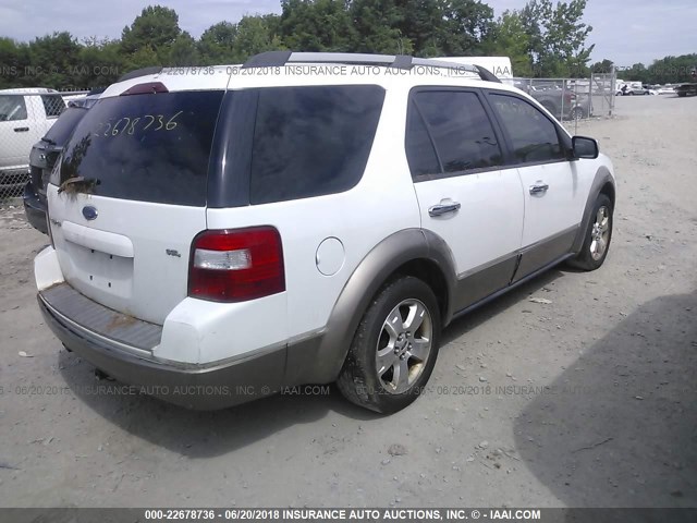 1FMZK02175GA21767 - 2005 FORD FREESTYLE SEL WHITE photo 4