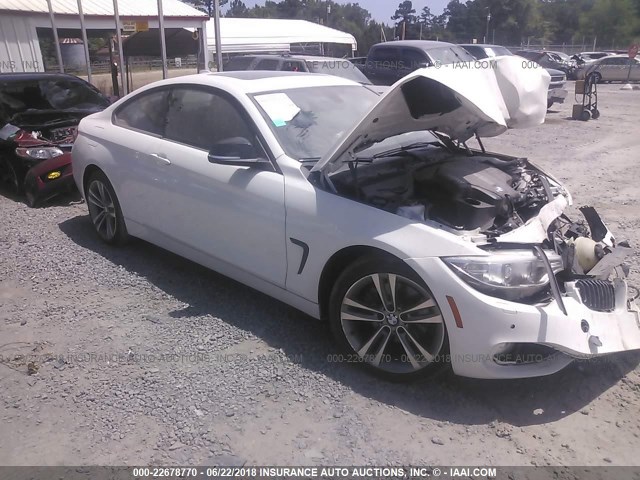 WBA3N9C59EF722076 - 2014 BMW 428 XI WHITE photo 1