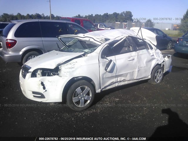 KL1TD5DE5AB126176 - 2010 CHEVROLET AVEO LS/LT 白色 照片 2