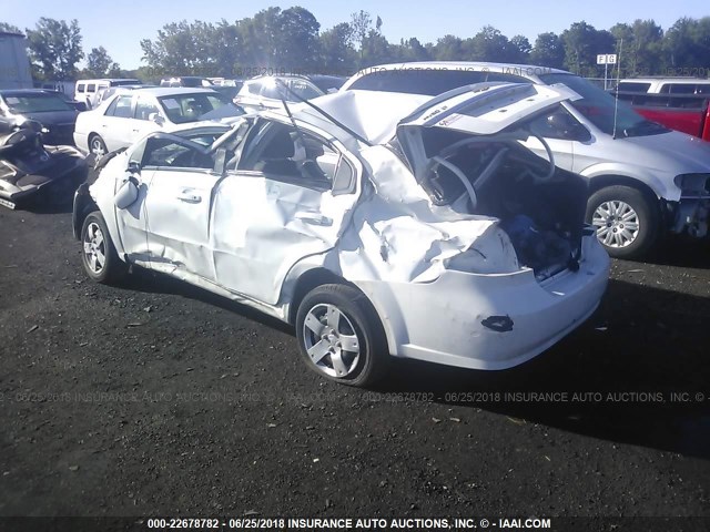 KL1TD5DE5AB126176 - 2010 CHEVROLET AVEO LS/LT 白色 照片 3