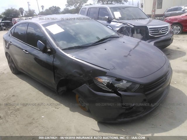 1C3CDFBB4ED921533 - 2014 DODGE DART SXT GRAY photo 1