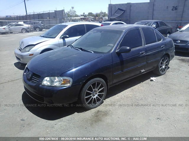 3N1CB51D84L858432 - 2004 NISSAN SENTRA 1.8/1.8S BLUE photo 2