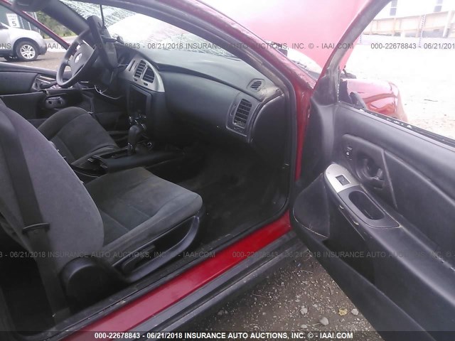 2G1WJ15K079347456 - 2007 CHEVROLET MONTE CARLO LS RED photo 5