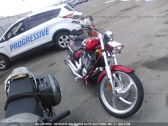 5VPXB26D673007804 - 2007 VICTORY MOTORCYCLES VEGAS JACKPOT Qırmızı foto 1