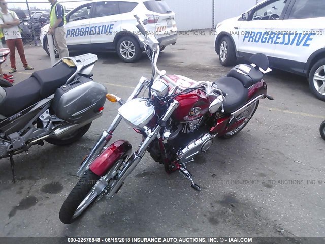 5VPXB26D673007804 - 2007 VICTORY MOTORCYCLES VEGAS JACKPOT Qırmızı foto 2