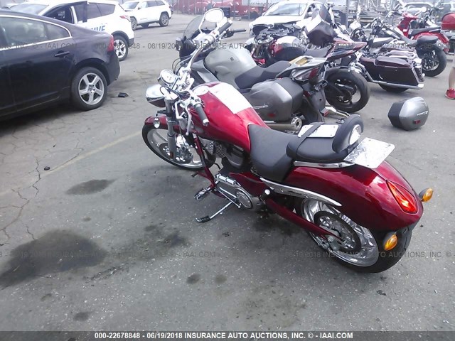 5VPXB26D673007804 - 2007 VICTORY MOTORCYCLES VEGAS JACKPOT Qırmızı foto 3