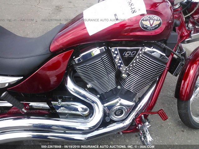 5VPXB26D673007804 - 2007 VICTORY MOTORCYCLES VEGAS JACKPOT Qırmızı foto 8