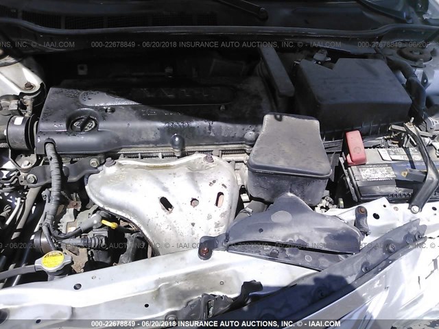4T4BE46K39R071484 - 2009 TOYOTA CAMRY SE/LE/XLE 银色 照片 10