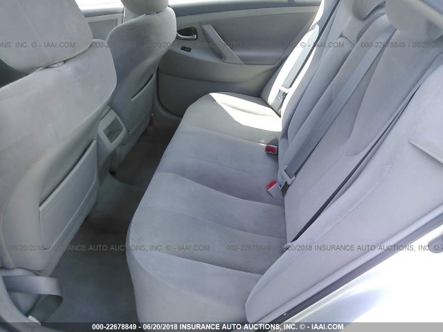 4T4BE46K39R071484 - 2009 TOYOTA CAMRY SE/LE/XLE 银色 照片 8