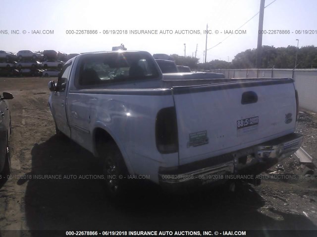 1FTFF28L3VND36352 - 1997 FORD F250 WHITE photo 3