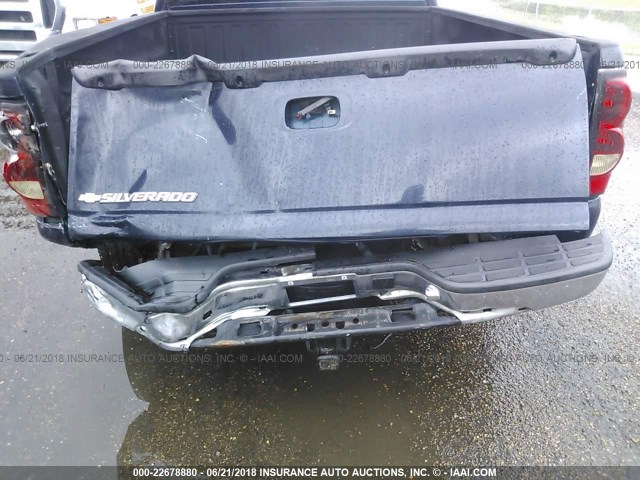 1GCEC19Z07Z106183 - 2007 CHEVROLET SILVERADO C1500 CLASSIC Dark Blue photo 6