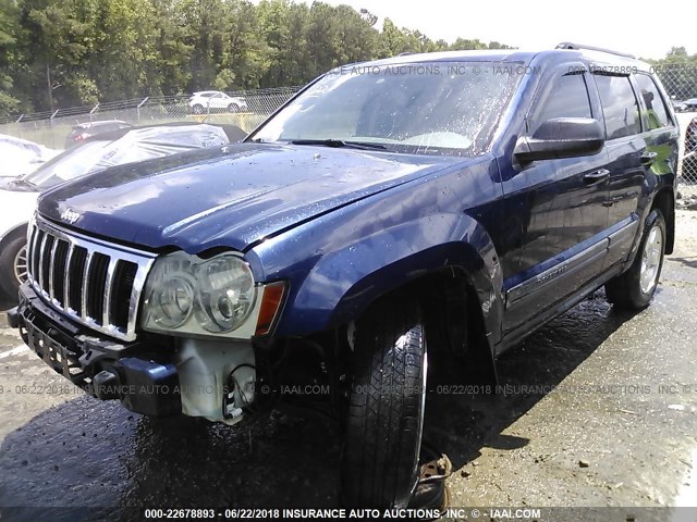 1J4GR48K95C697332 - 2005 JEEP GRAND CHEROKEE LAREDO/COLUMBIA/FREEDOM Dark Blue photo 2
