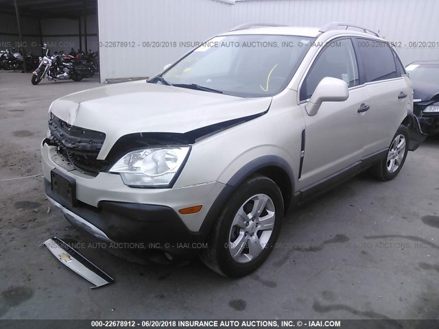 3GNAL2EK9DS612432 - 2013 CHEVROLET CAPTIVA LS 棕色 照片 2