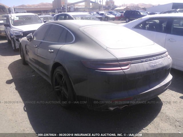 WP0AB2A76HL120935 - 2017 PORSCHE PANAMERA 4S BLACK photo 3