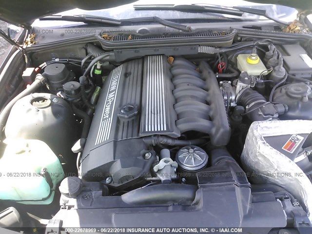 WBSCD0324WEE14095 - 1998 BMW M3 AUTOMATIC BLACK photo 10