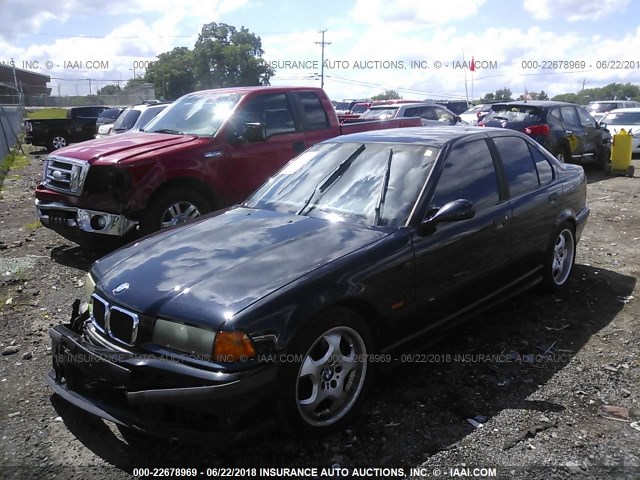 WBSCD0324WEE14095 - 1998 BMW M3 AUTOMATIC BLACK photo 2