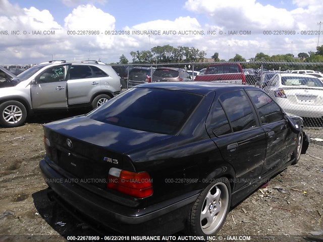 WBSCD0324WEE14095 - 1998 BMW M3 AUTOMATIC BLACK photo 4