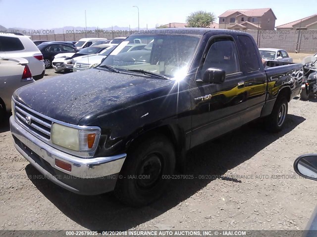 JT4TN12D9V0033414 - 1997 TOYOTA T100 XTRACAB BLACK photo 2