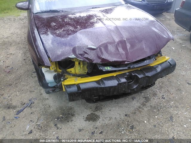 2G1WX12K839184665 - 2003 CHEVROLET MONTE CARLO SS მუქწითელი ფოტო 6