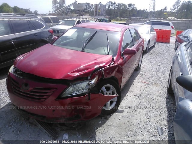 4T1BE46KX7U143336 - 2007 TOYOTA CAMRY NEW GENERAT CE/LE/XLE/SE RED photo 6