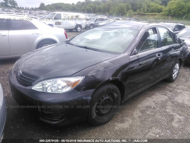 4T1BE32K22U500288 - 2002 TOYOTA CAMRY LE/XLE/SE იასამნისფერი ფოტო 2